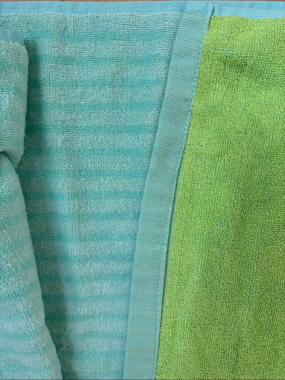 New Tommy Bahama Aqua Stripe Beach Towel Quick Dry 37 X 72